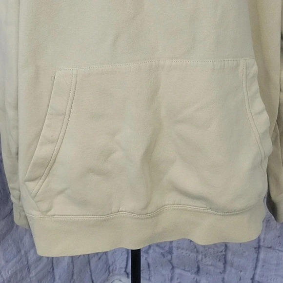 VINTAGE NIKE Y2K Hoodie Yellow Deadstock Swoosh Men's Pullover Sweatshirt 2XL - Picture 5 of 8